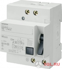 УЗО - устройство защитного отключения Siemens 5SM3621-4KK14