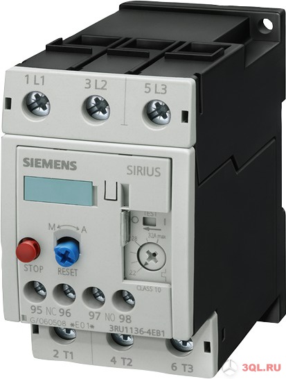 Реле перегрузки Siemens 3RU1136-4EB1