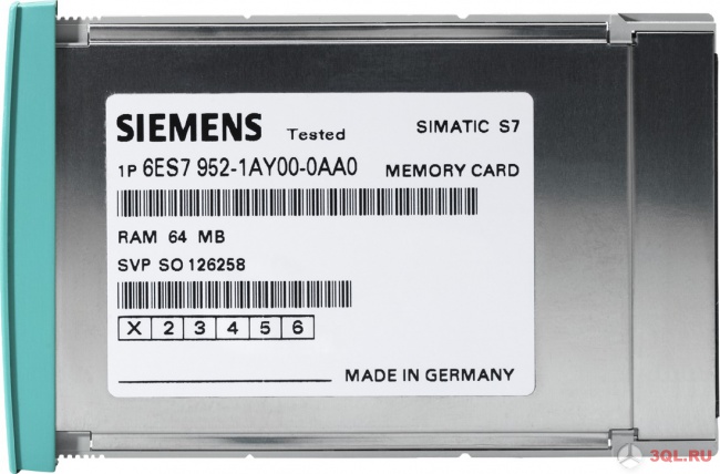 Карта памяти Siemens 6ES7952-1AK00-0AA0