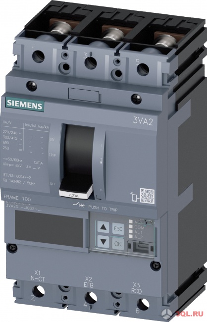 автоматический выключатель Siemens 3VA2063-5JQ32-0AB0