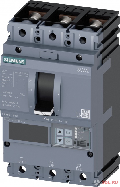 автоматический выключатель Siemens 3VA2110-5KP32-0AG0
