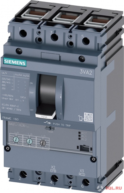 автоматический выключатель Siemens 3VA2110-5HL36-0BL0