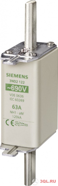 Плавкая вставка Siemens 3ND2122