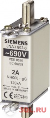 Плавкая вставка Siemens 3NA3810-6